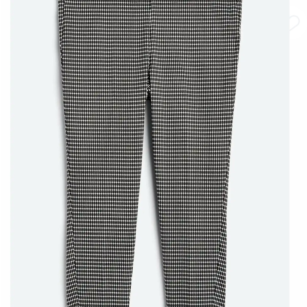 Black and White Houndstooth Pants
